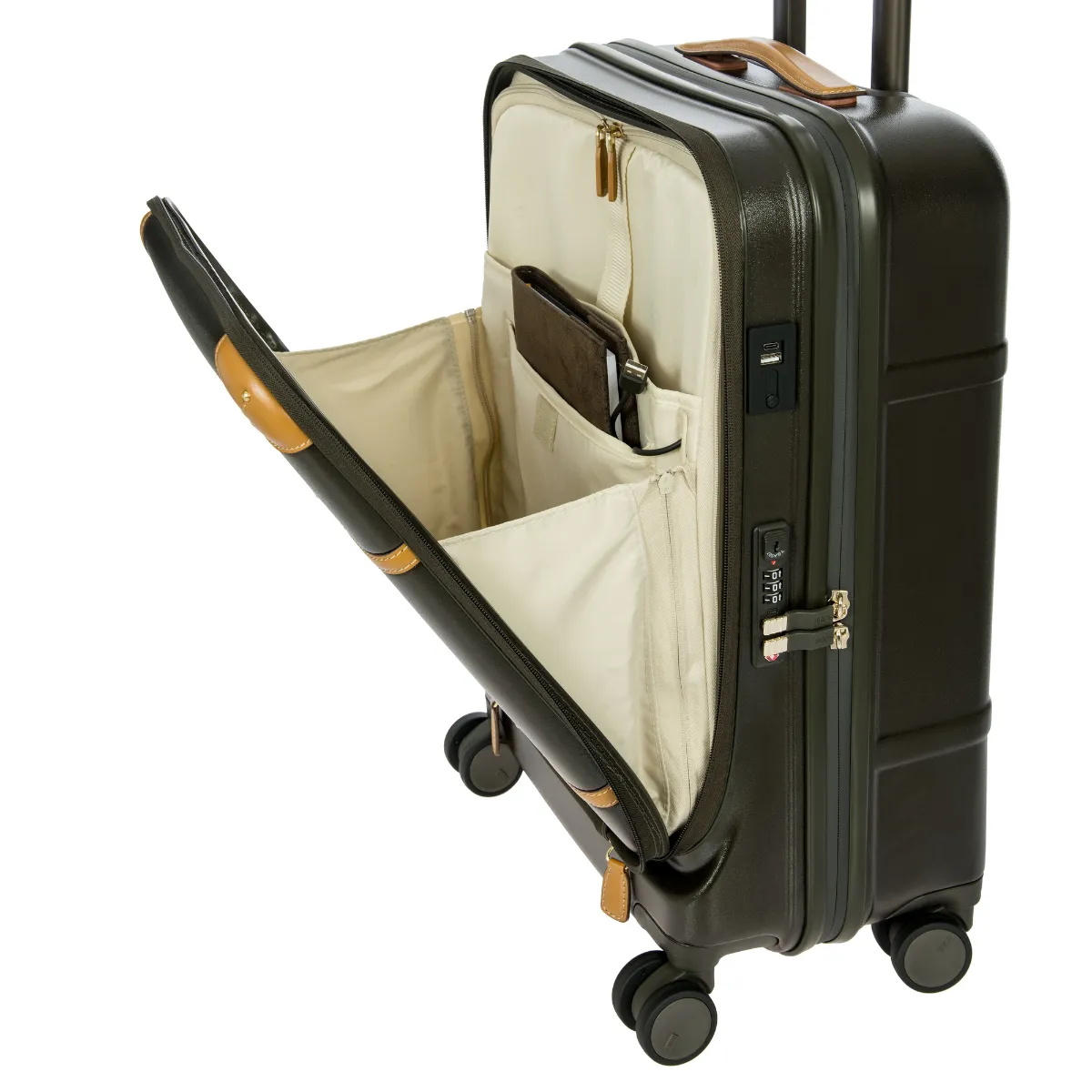 Bric's Bellagio 21" POCKET Carry on Spinner Trunk Version 2.0 -  BBG28312