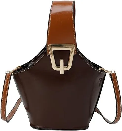 Bucket Bags for Women Top Handle Bag Cross Body Handbag Vegan Leather Shoulder Hobo Tote Bag Trendy Crossbody Purse