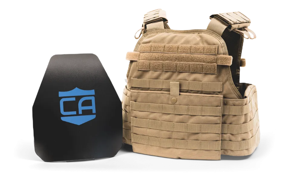 Caliber Armor AR550 11 x 14 Level III  Body Armor and Condor MOPC Package