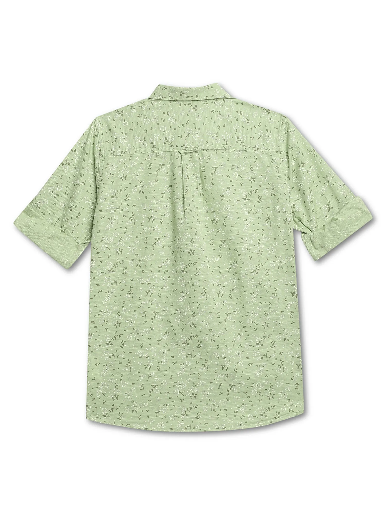 Cantabil Boys Printed Green Shirt