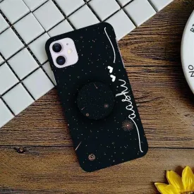 Celestial Design Slim Case Cover Black For Samsung