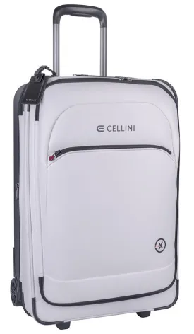 Cellini Pro X Medium Trolley Pullman with Oversized Fastline Wheels | White