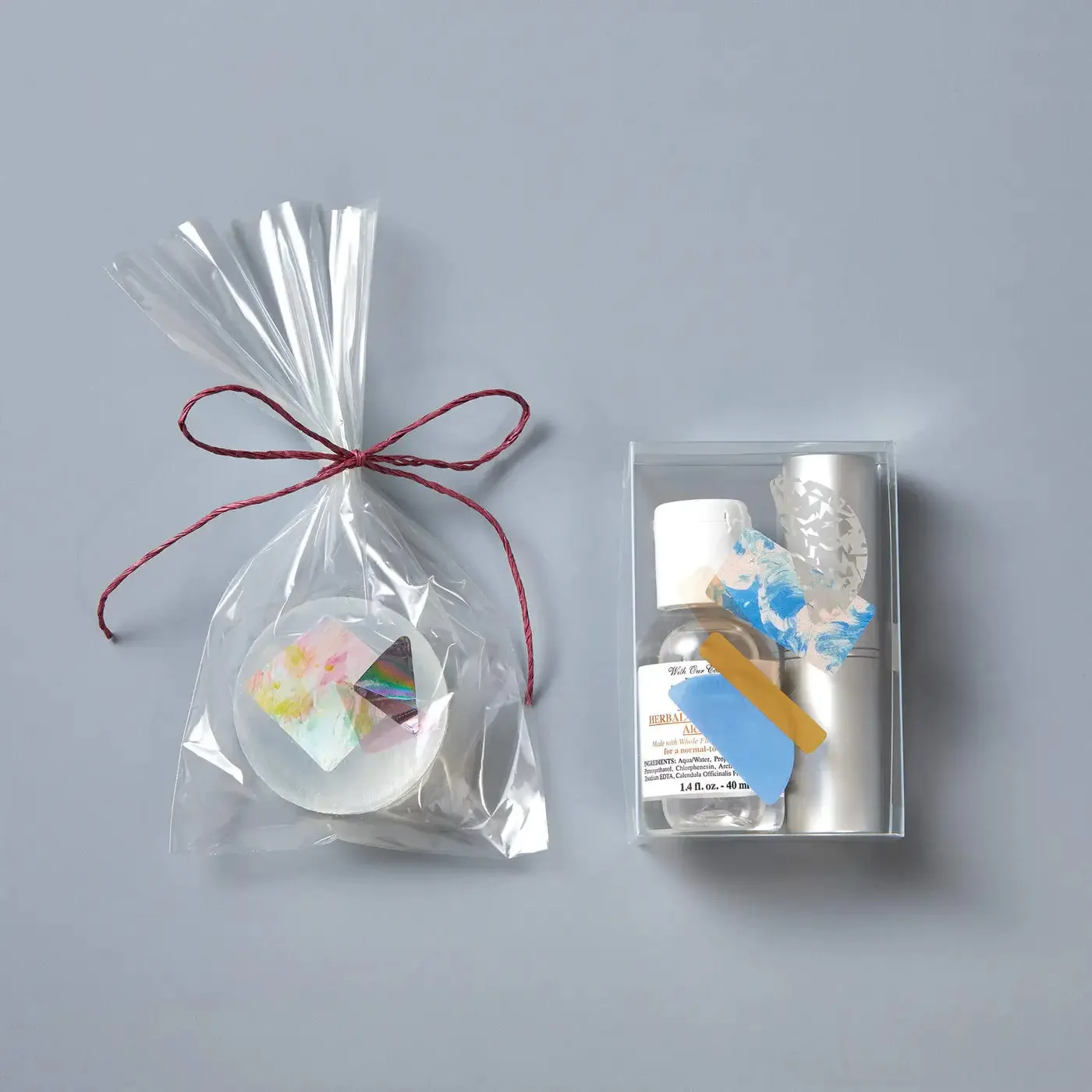 COFFRET TRIANGLE Cosmetic Motif Film Sticker - Horizon Blue (COFT001)