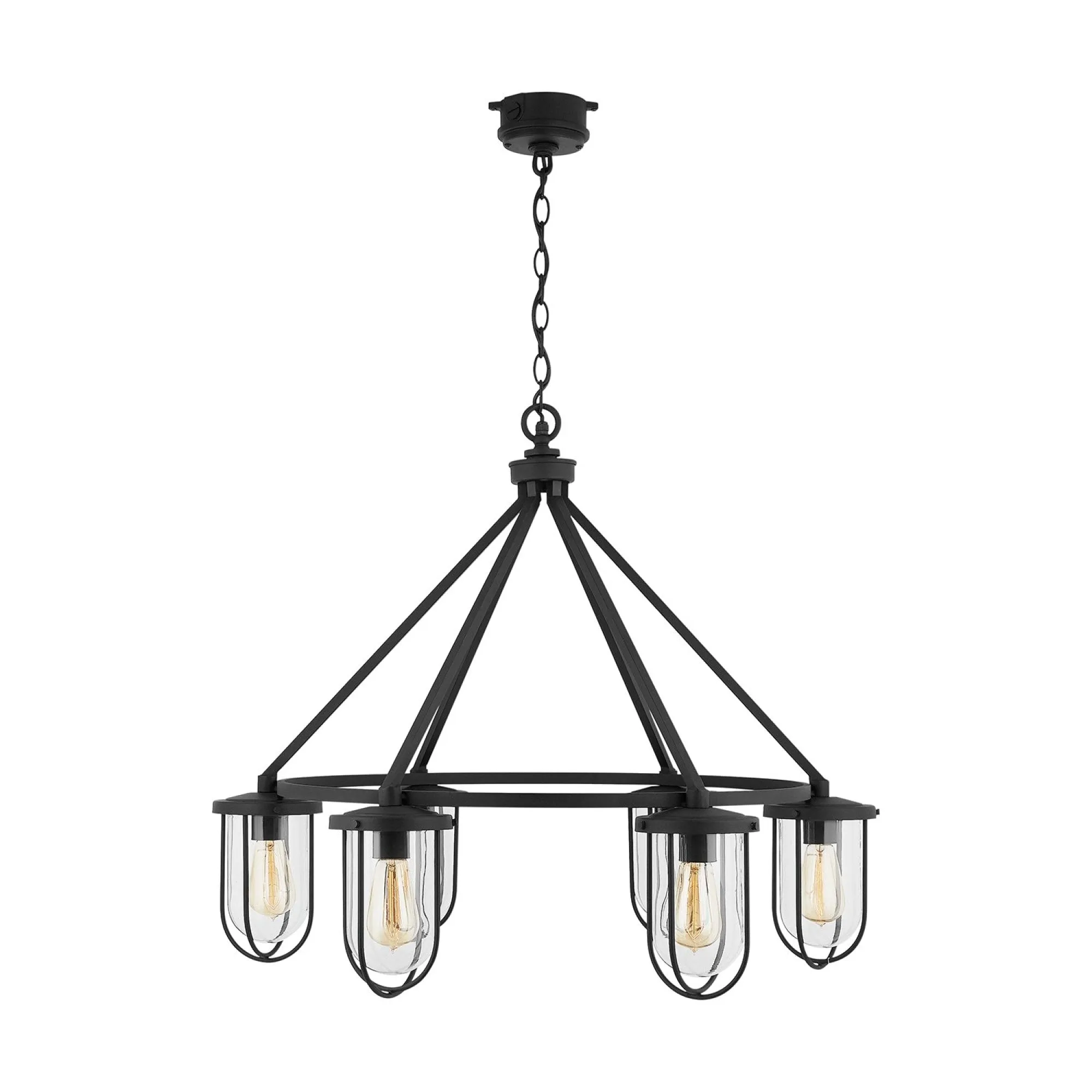 Corbin Coastal Outdoor 6 Light Chandelier