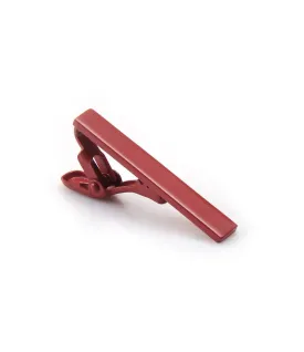 Crimson Matte Tie Bar