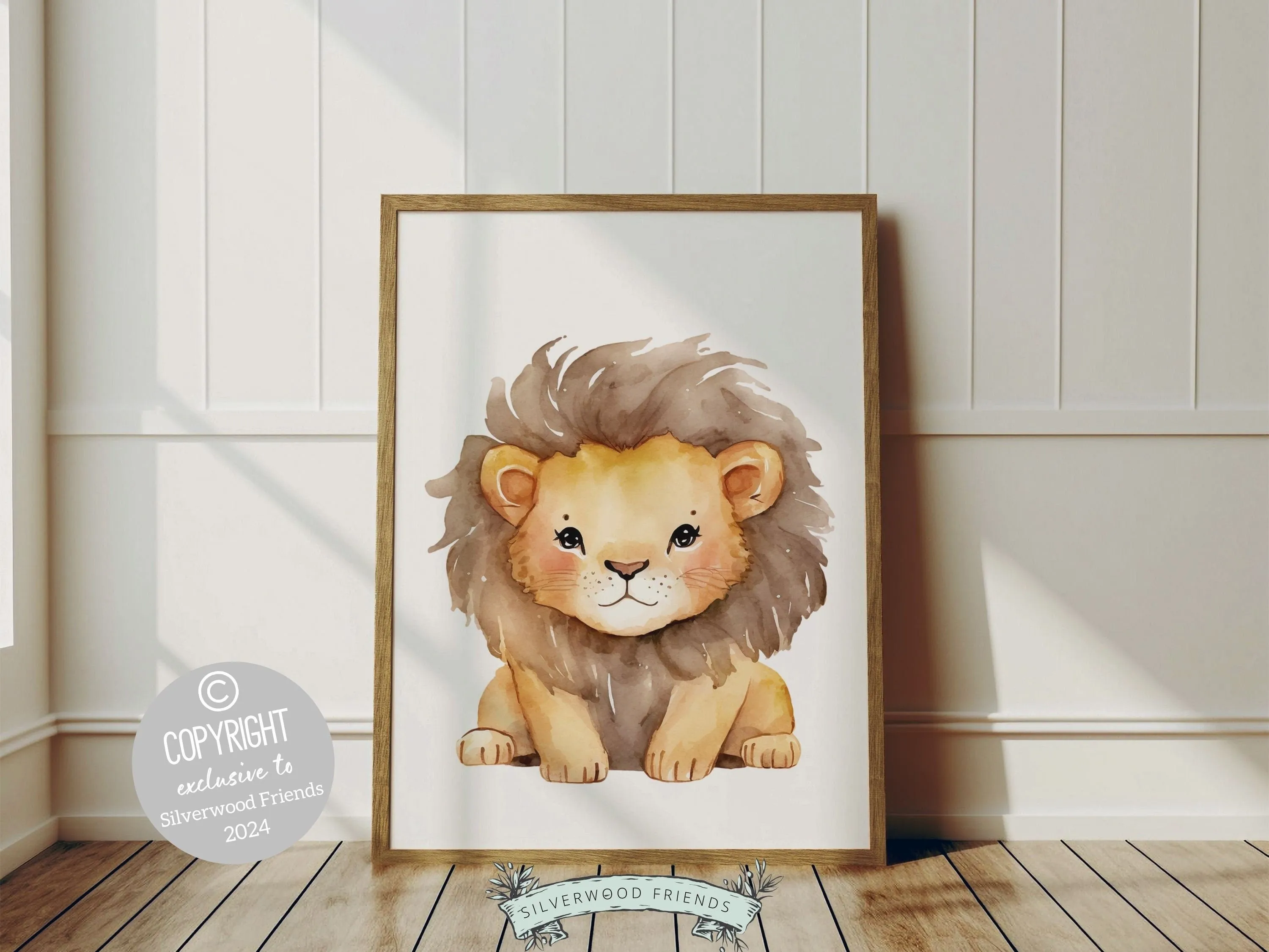Cute Safari Animal Nursery Prints