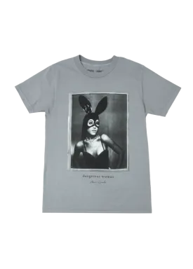 dangerous woman gray t-shirt