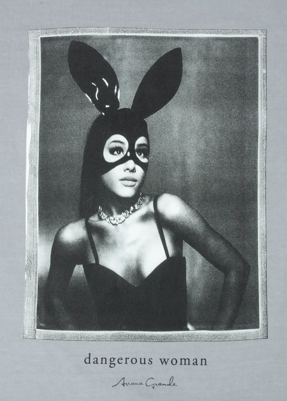 dangerous woman gray t-shirt