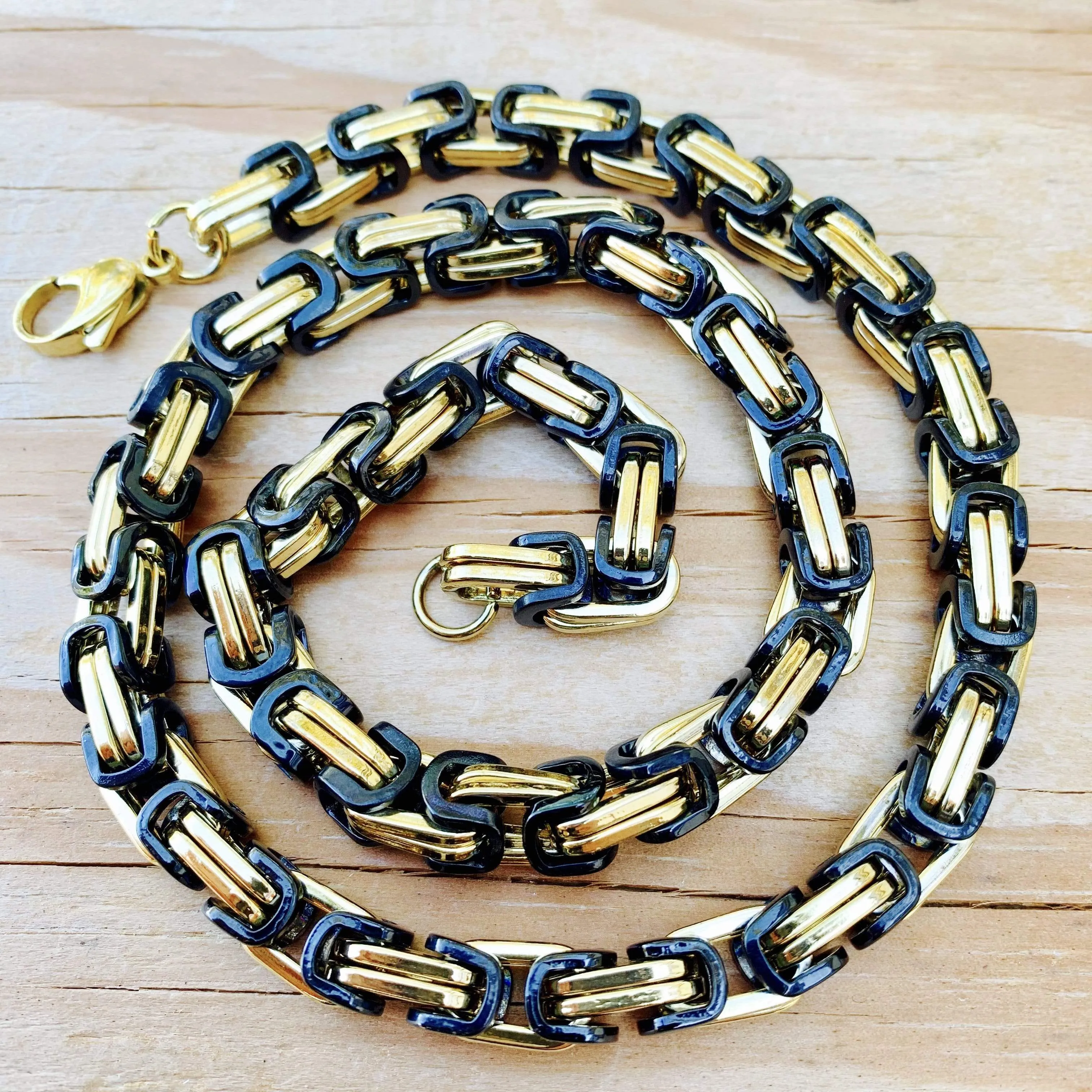 Daytona - Gold & Black - Deluxe - 1/4 inch wide CLEARANCE