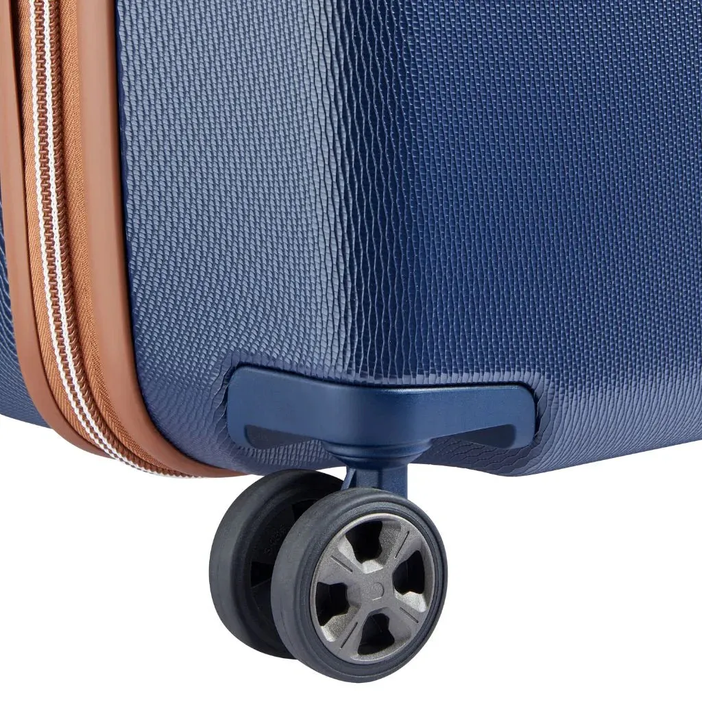 Delsey Chatelet Air 2.0 Set - 3 Piece Hardsided Luggage - Navy Blue