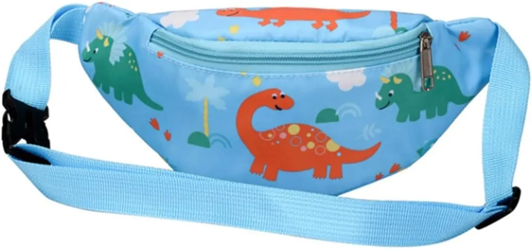 Dinosaur Kids Fanny Pack for Toddler Girls Boys Small Belt Bag Crossbody Sling Bag Waist Pack