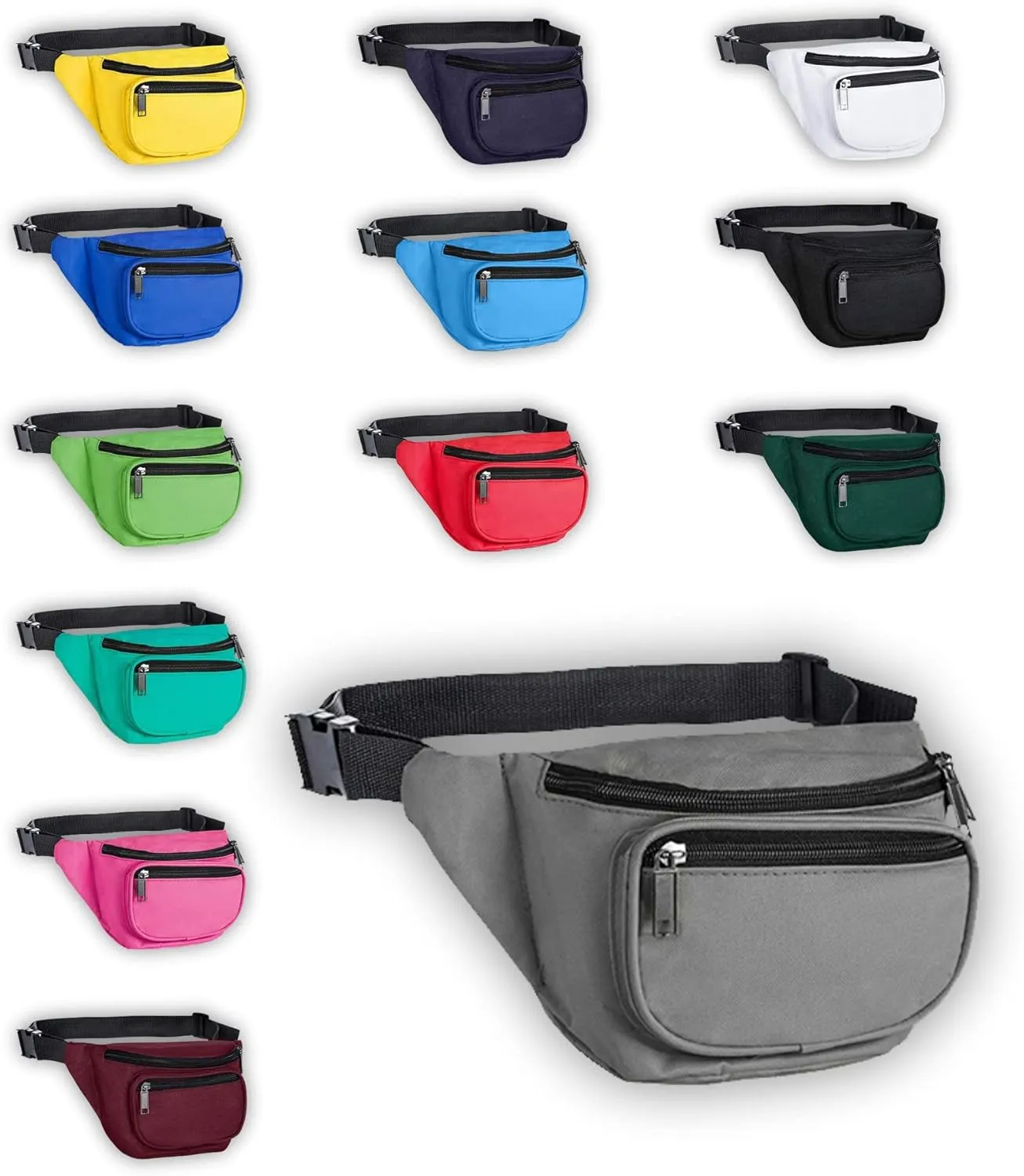 Fanny Pack, BuyAgain Quick Release Buckle Travel Sport Waist Fanny Pack Bag For Men Or Women