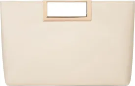 Fashion Top-Handle Bag for Women Trendy Crossbody Clutch Purse PU Leather Classic Handbag with Metal Chain