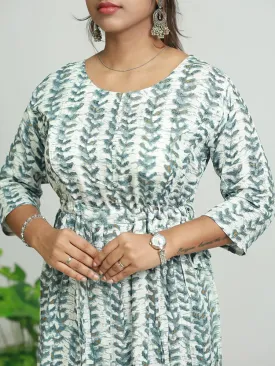 Feeding Top: Pure Rayon Material, Round Neck, 3/4 Sleeves - Only ₹364