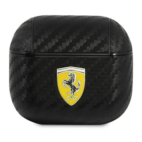 Ferrari PU Carbon On Track Case for Airpods 3 Black - FESA3CABK