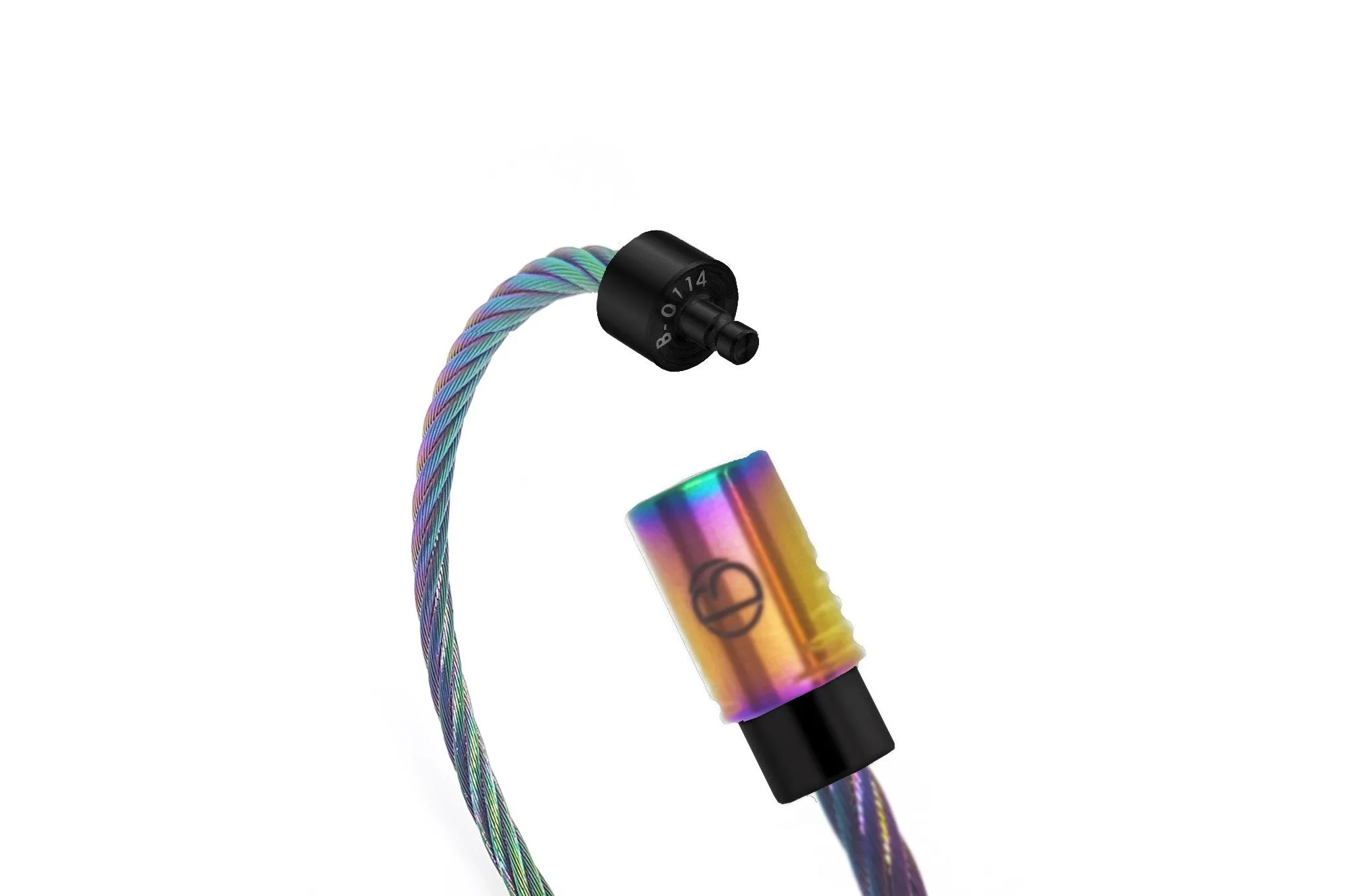 Fully Loaded Aurora CABLE Stainless Steel Bracelet