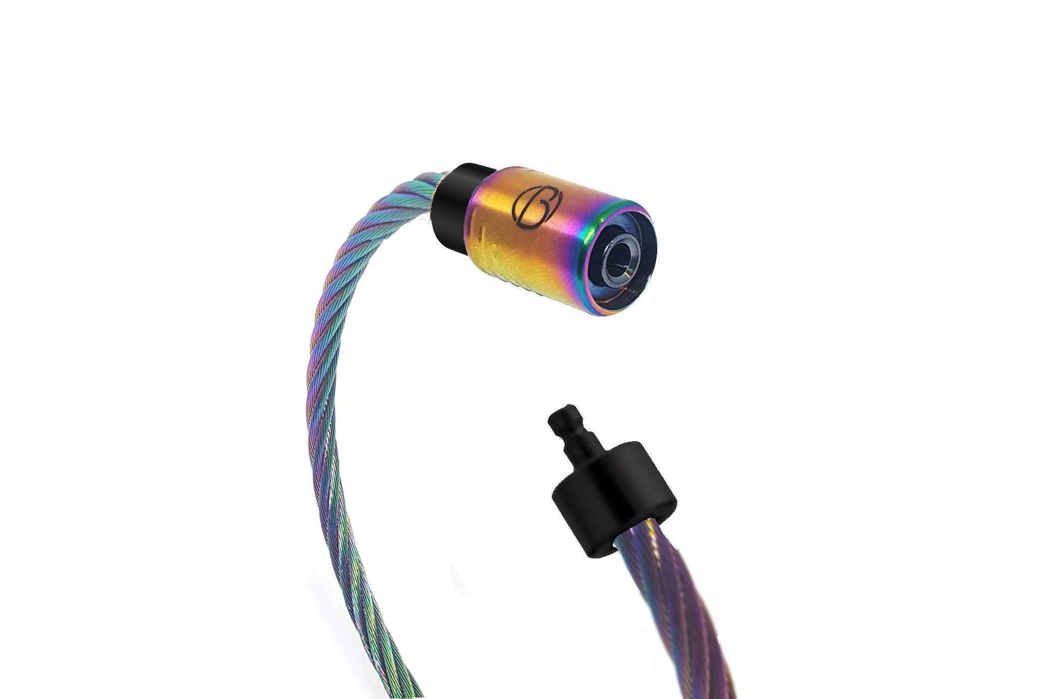 Fully Loaded Aurora CABLE Stainless Steel Bracelet