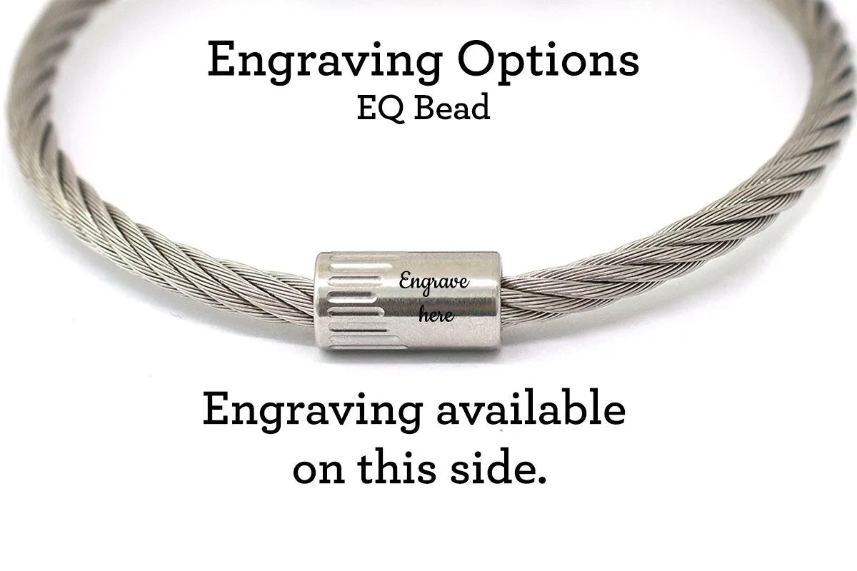 Fully Loaded Borealis CABLE Stainless Steel Bracelet