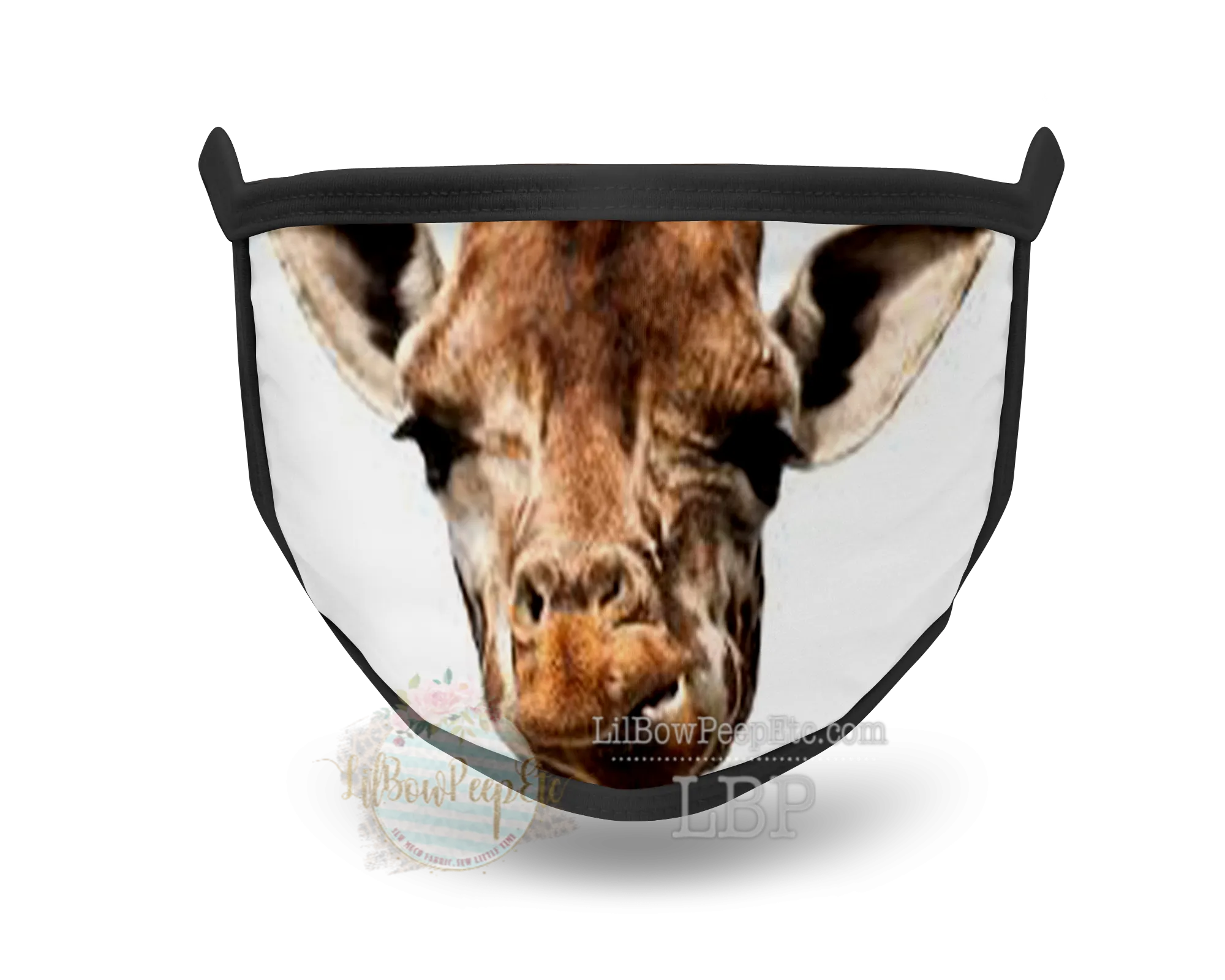 Giraffe Irritated Face Printed Mask