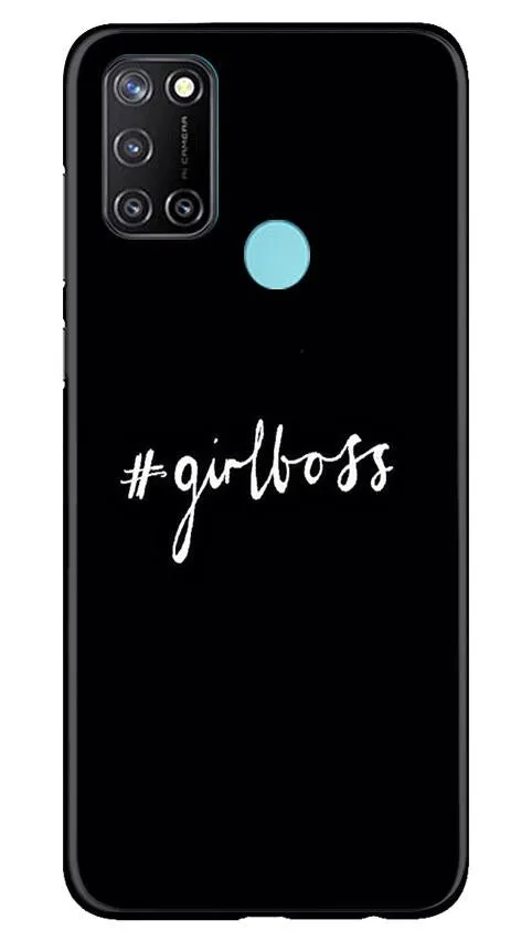 #GirlBoss Mobile Back Case for Realme C17 (Design - 266)