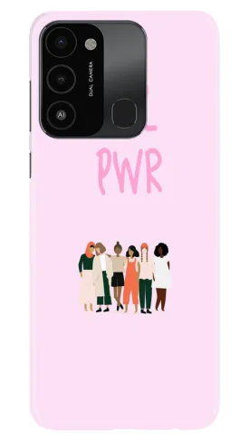 #GirlBoss Mobile Back Case for Tecno Spark 8C (Design - 235)