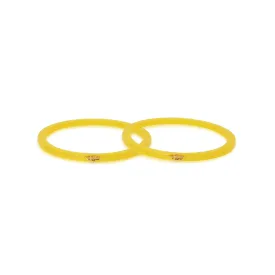 Gold Yellow Small Swastika Design Bangle