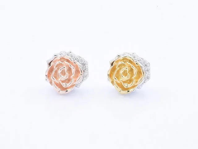 Graffiti Rose Earrings