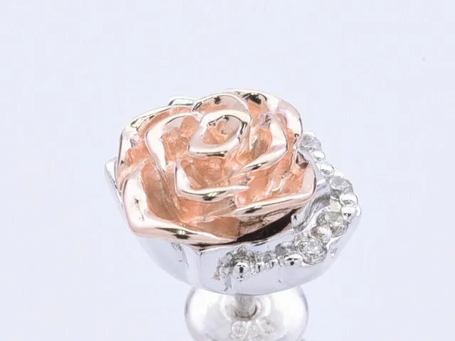 Graffiti Rose Earrings