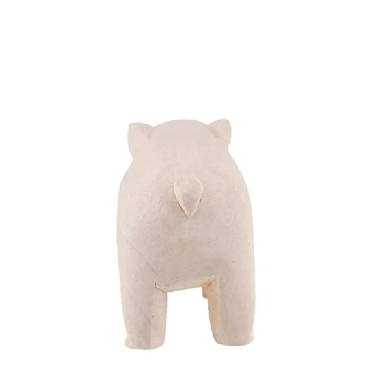 Handmade Tiny Wooden Bulldog