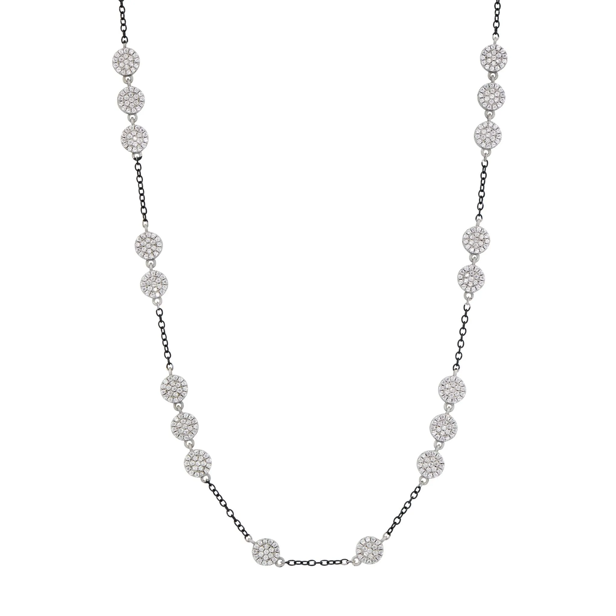Industrial Finish Pavé Grit Choker Necklace