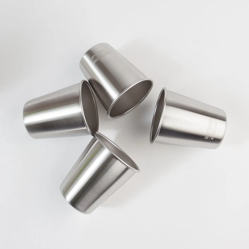 Klean Kanteen Cup 4 Pack 295ml Steel