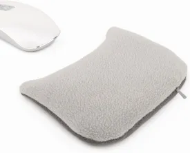 Large Mouse Wrist Rest Bean Bag, Ergonomic Mouse Support Pad Filled Ergo Beads for Computer, Laptop, PC Gaming (Gray)