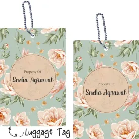 Luggage Tag - Flower Garden