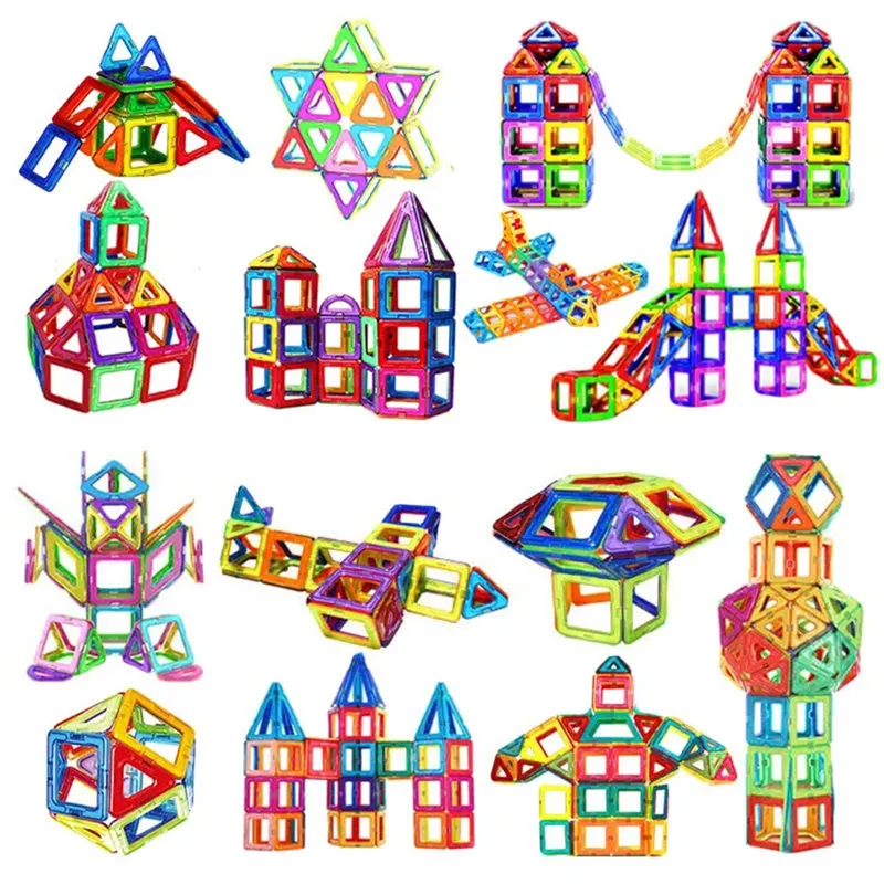 Magnetic Tile Building Blocks