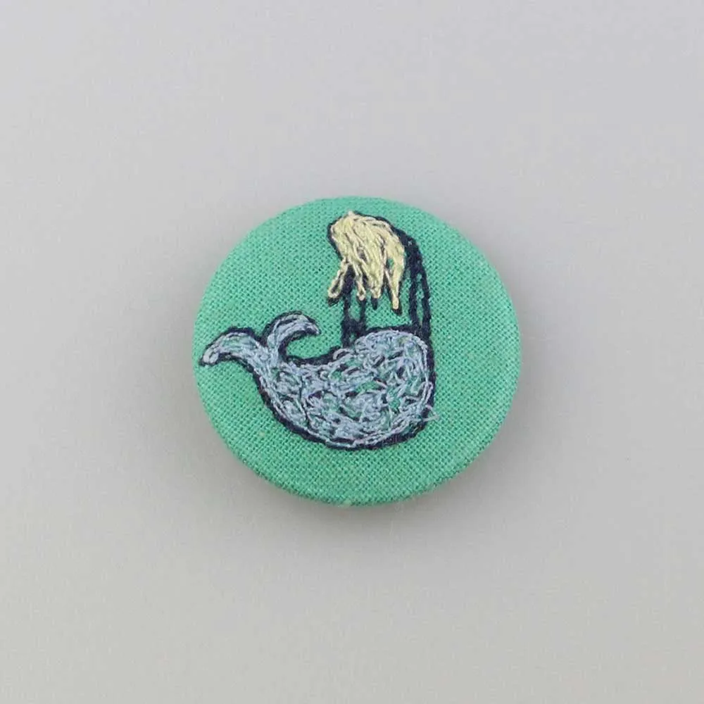 mermaid - pretty badge