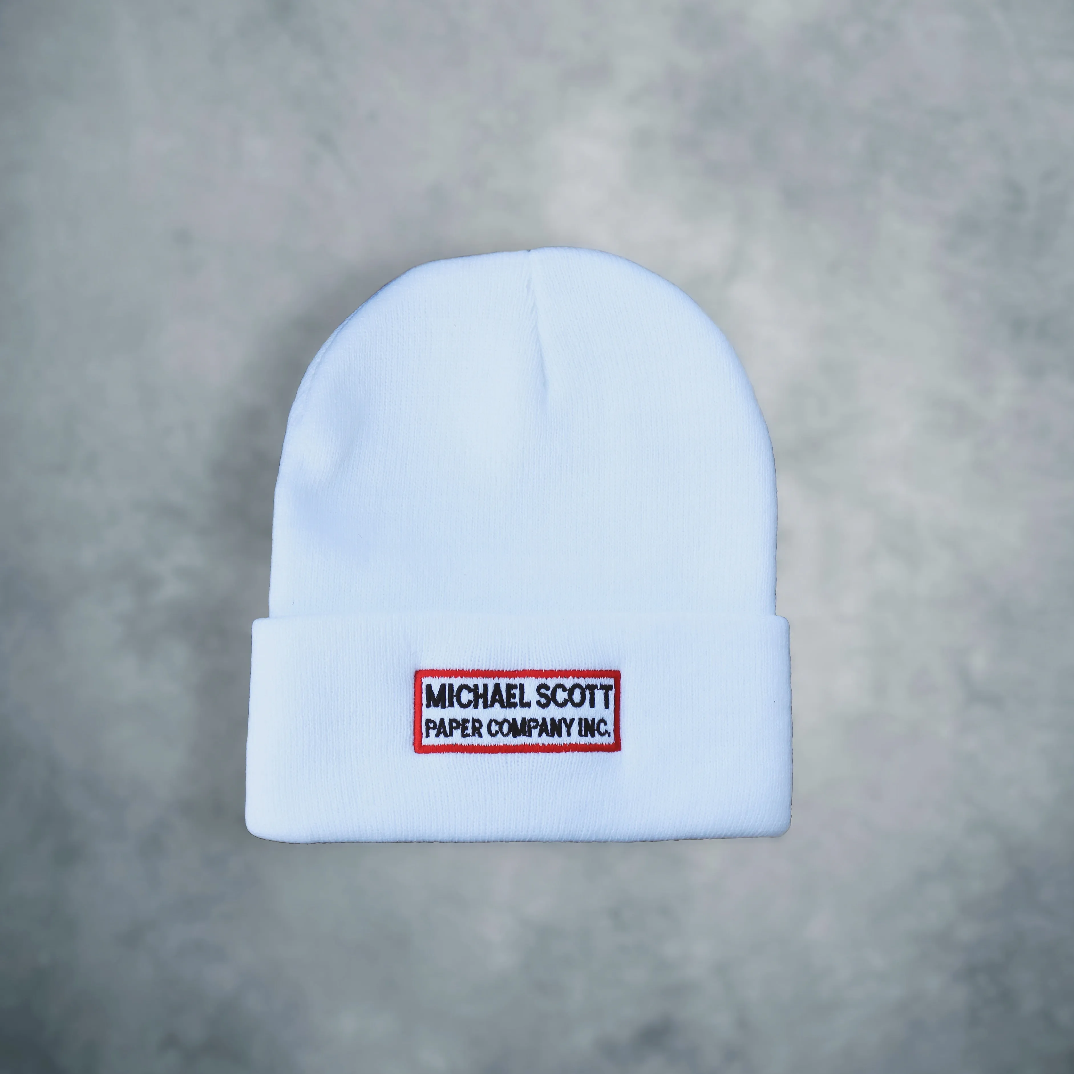 Michael Scott Paper Co. Beanie - White