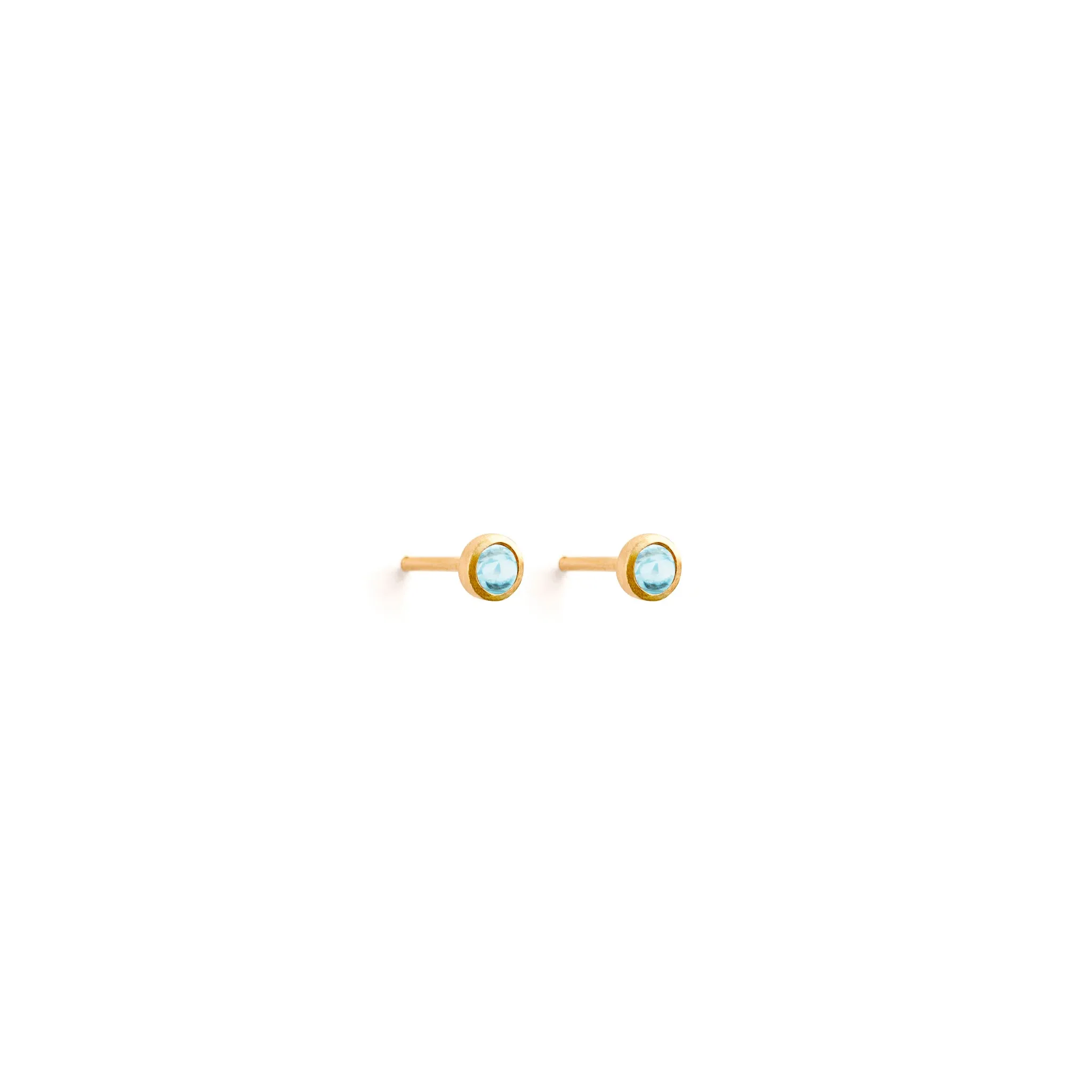 November Topaz Birthstone Stud Earrings
