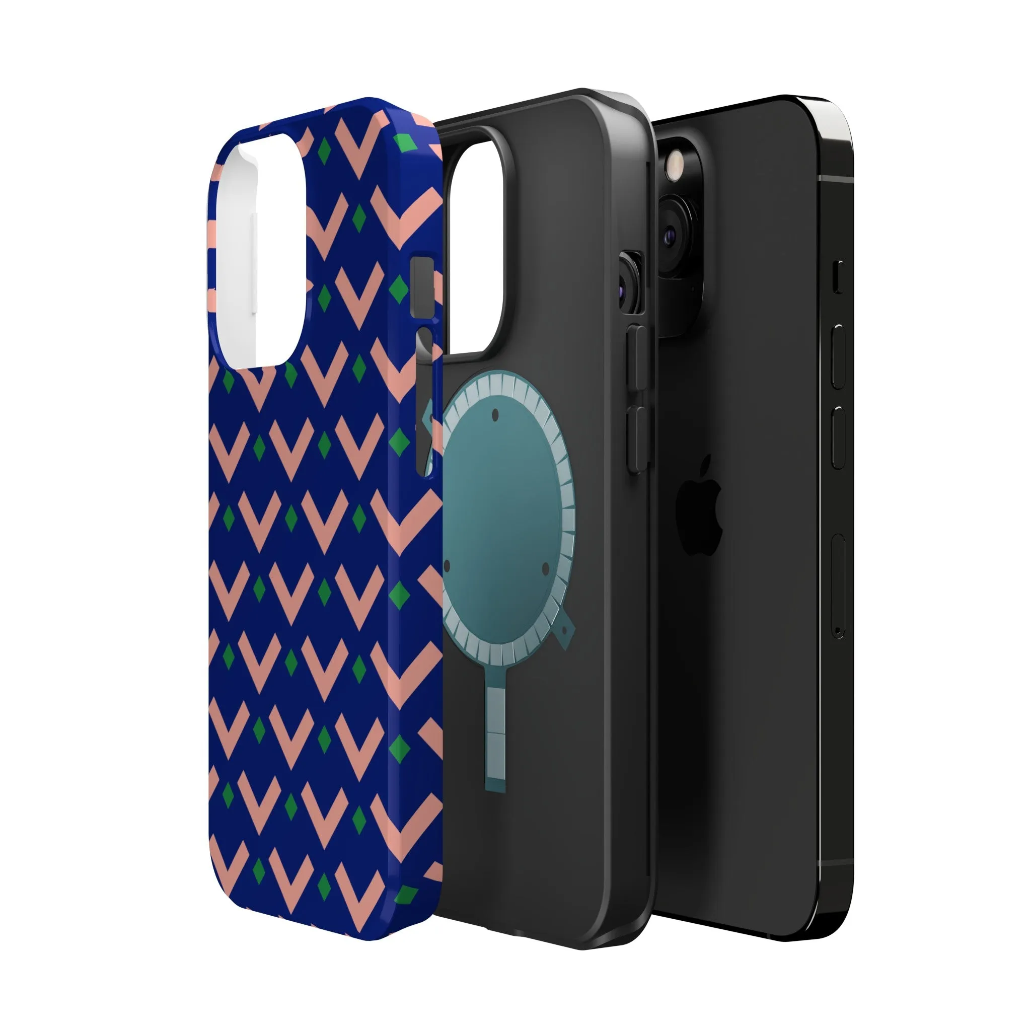 On the Right Path | Navy Abstract Case