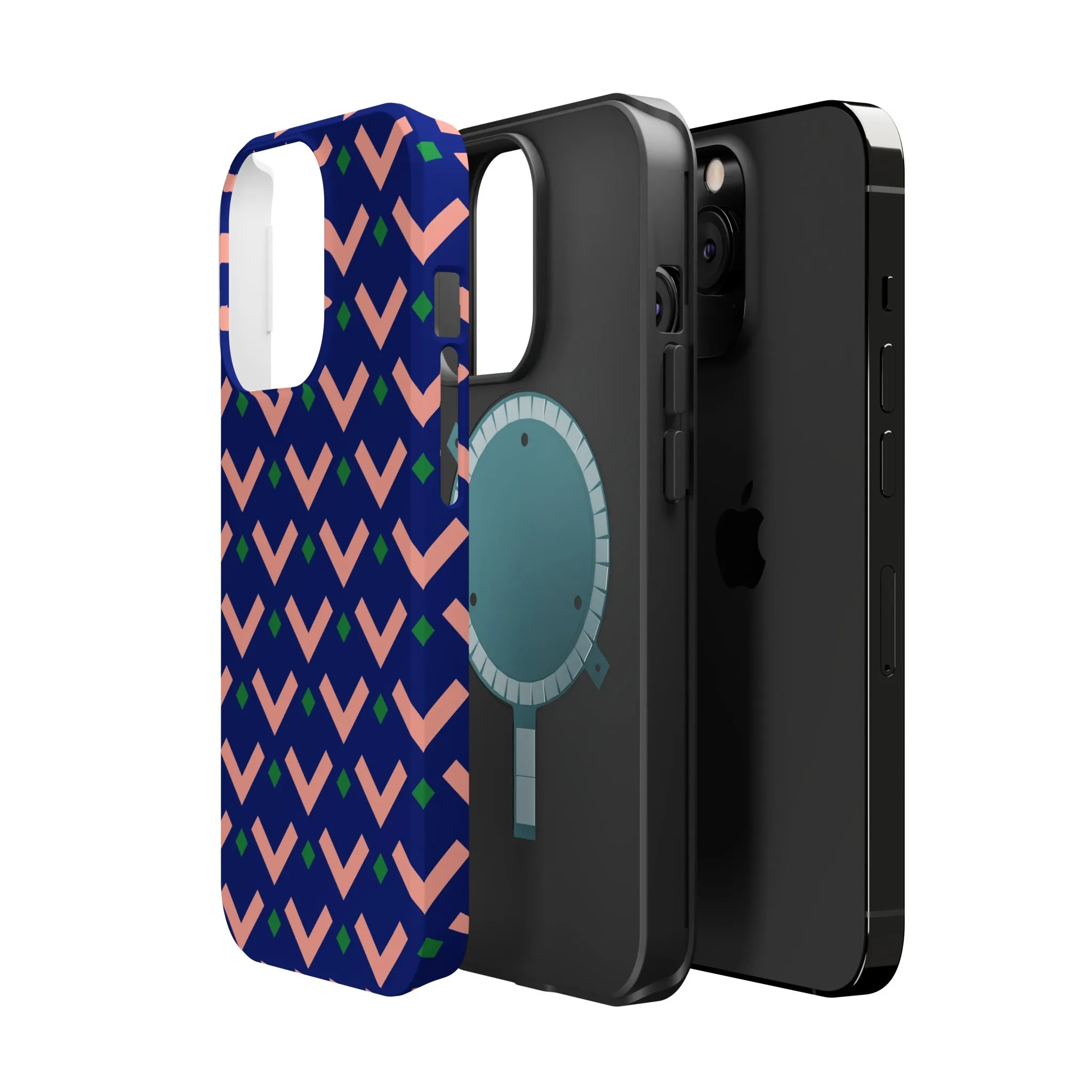 On the Right Path | Navy Abstract Case