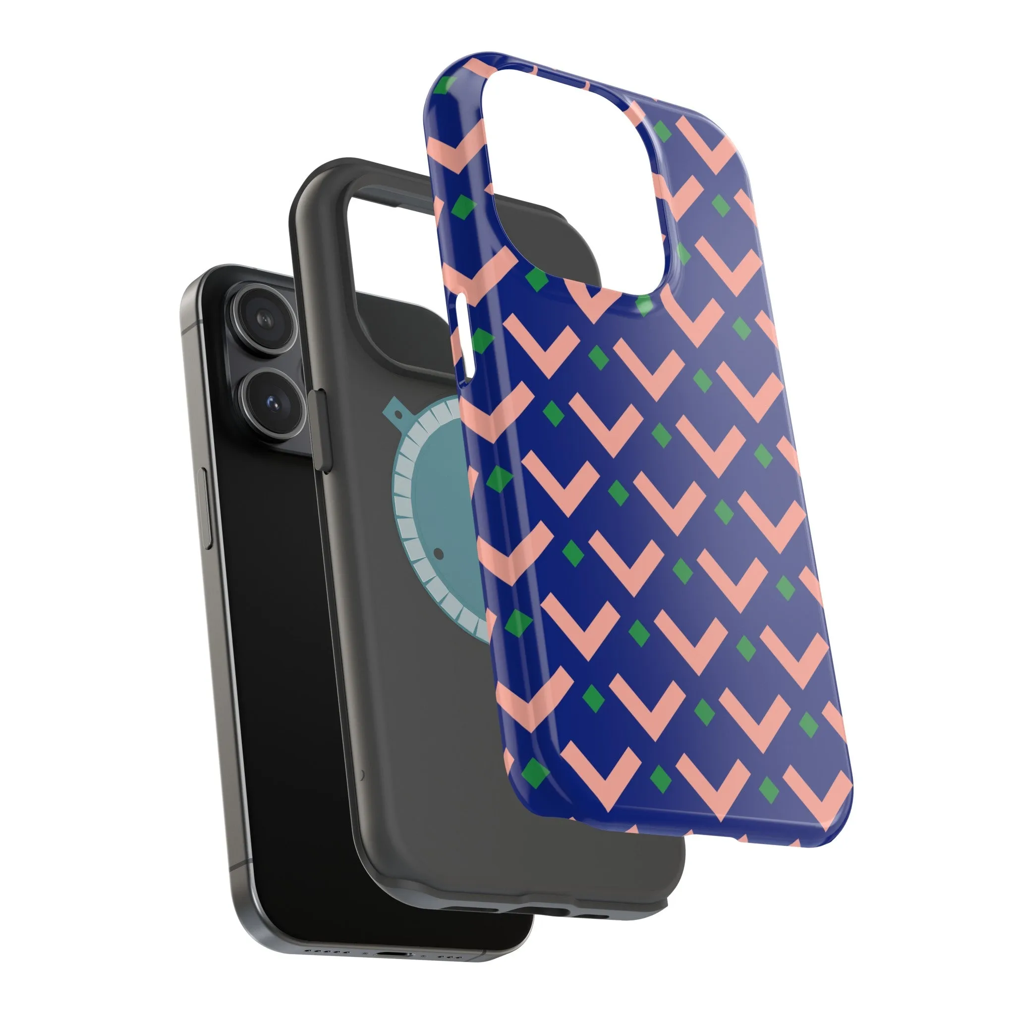 On the Right Path | Navy Abstract Case