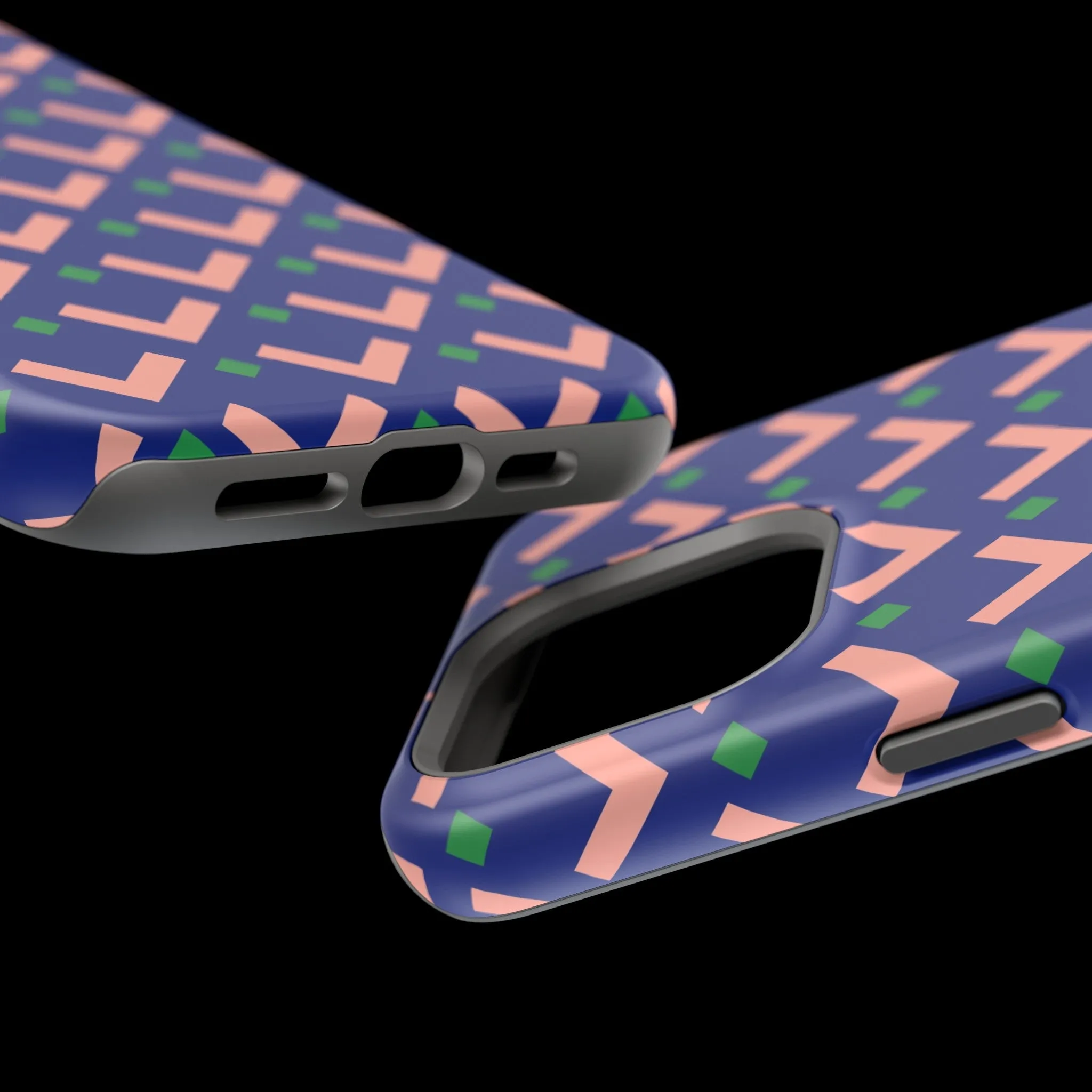 On the Right Path | Navy Abstract Case