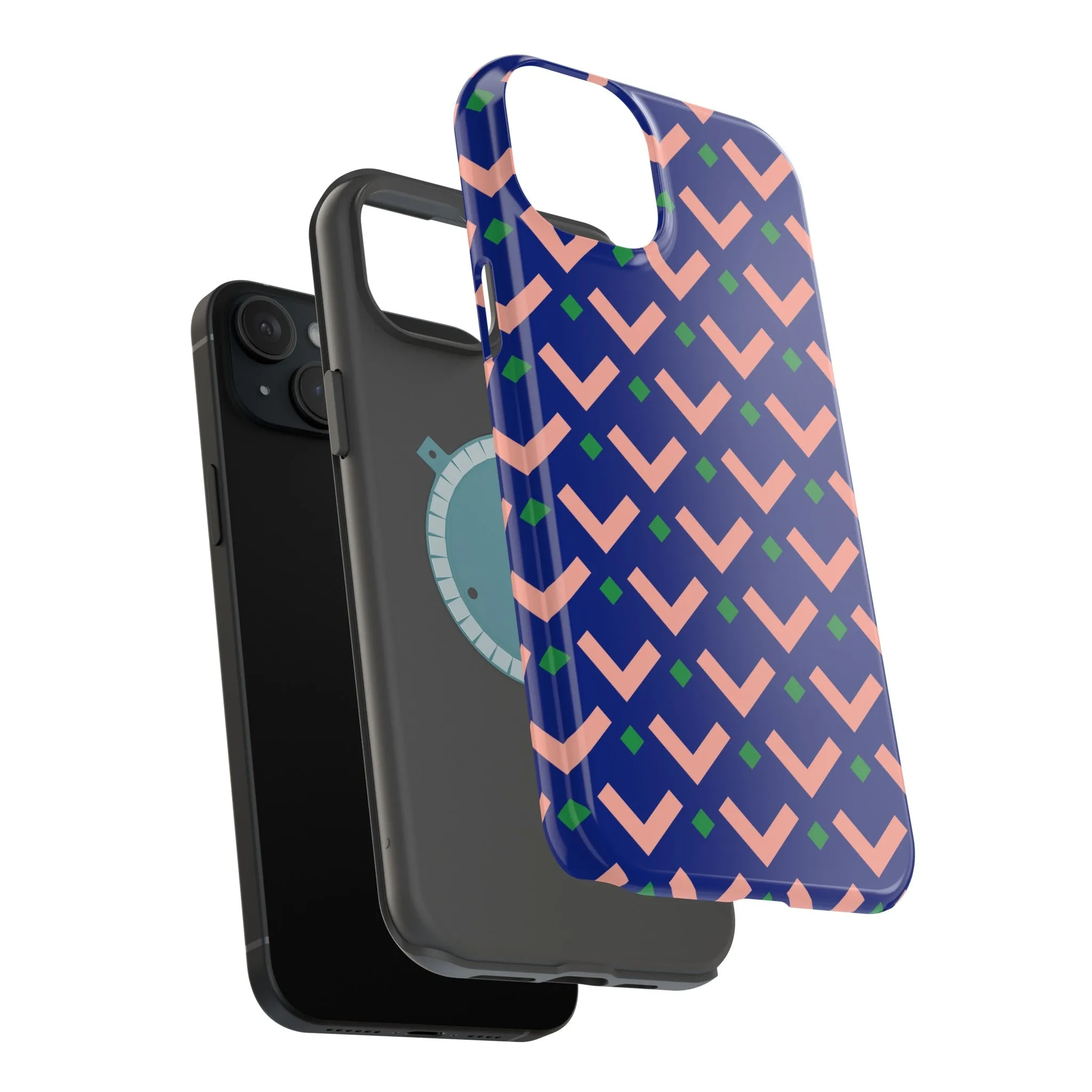 On the Right Path | Navy Abstract Case