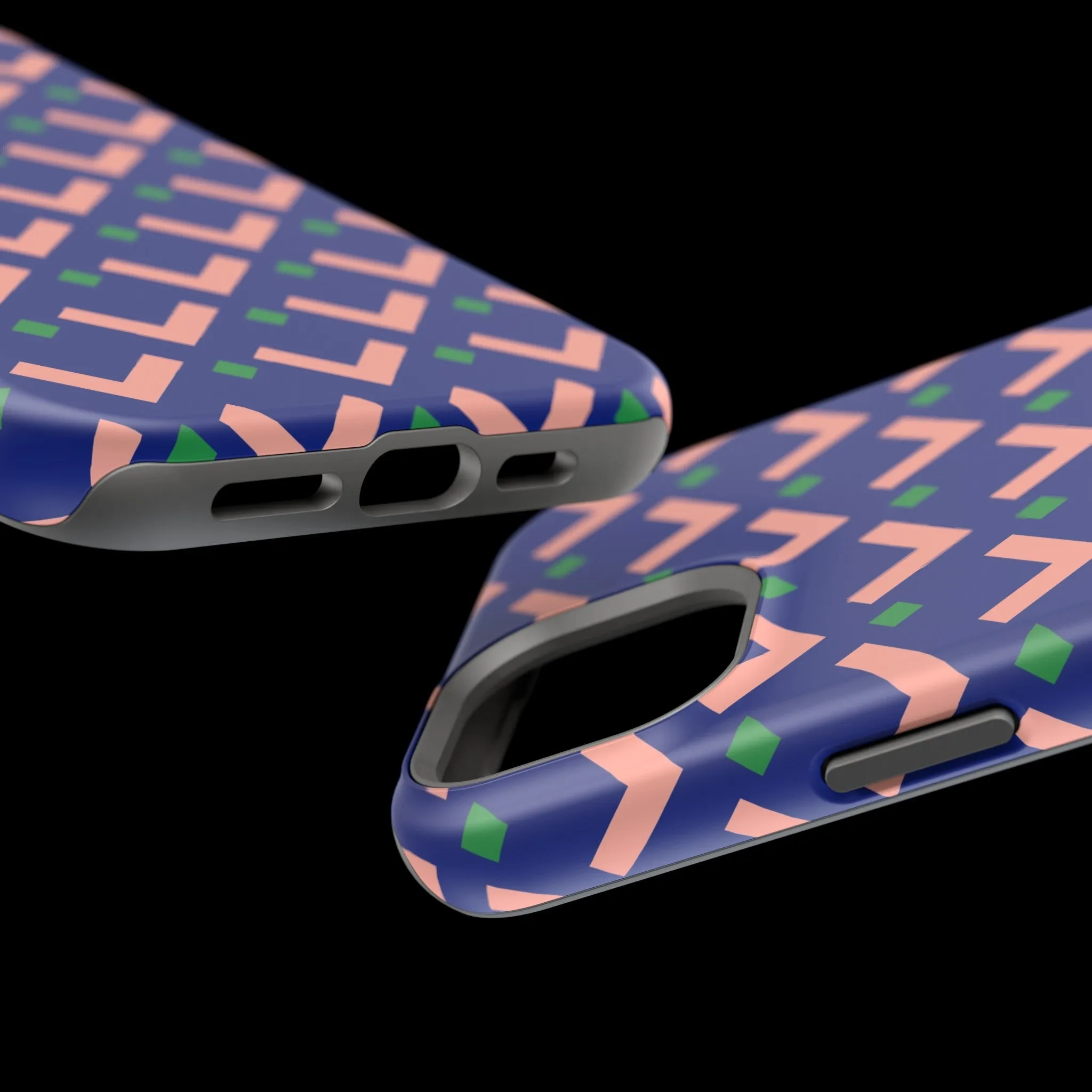 On the Right Path | Navy Abstract Case