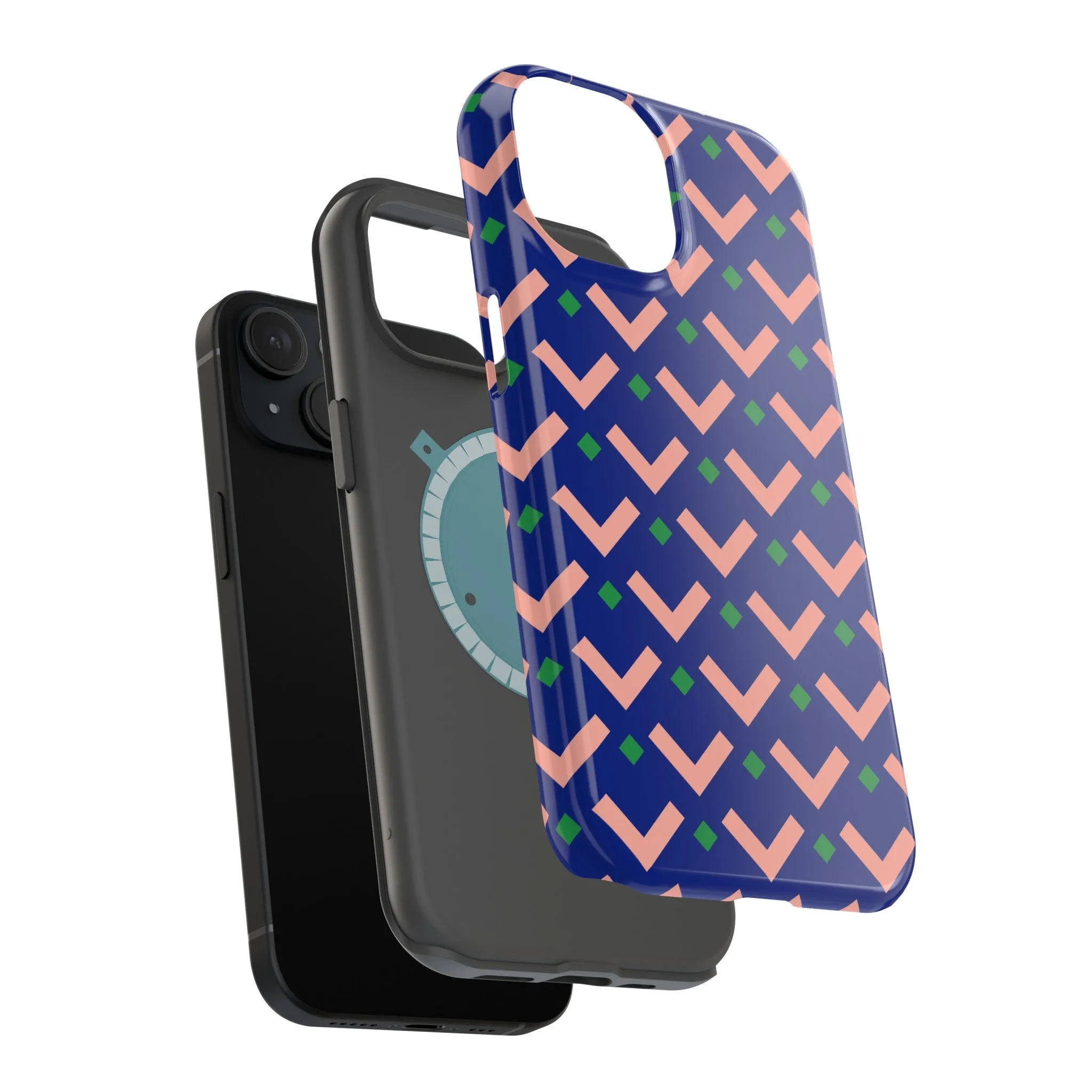 On the Right Path | Navy Abstract Case