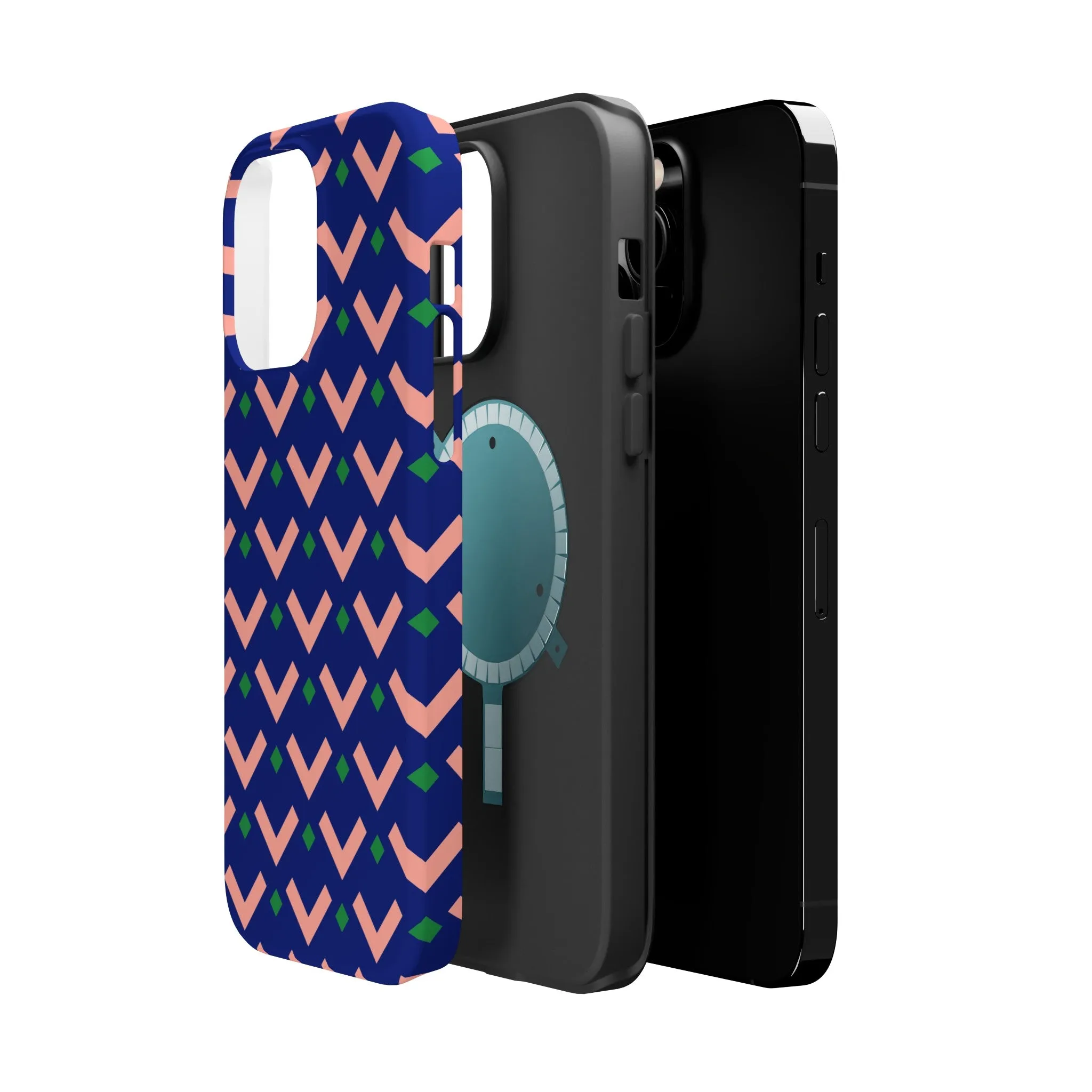 On the Right Path | Navy Abstract Case