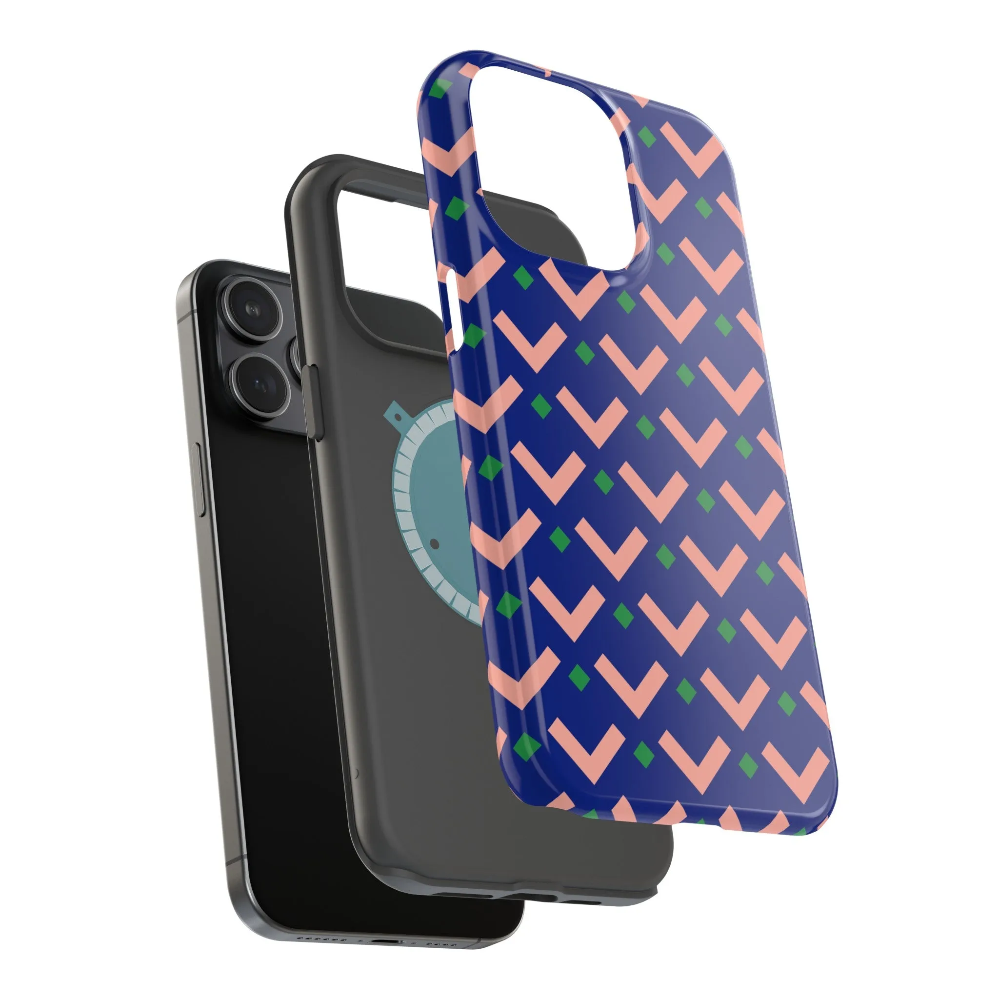 On the Right Path | Navy Abstract Case