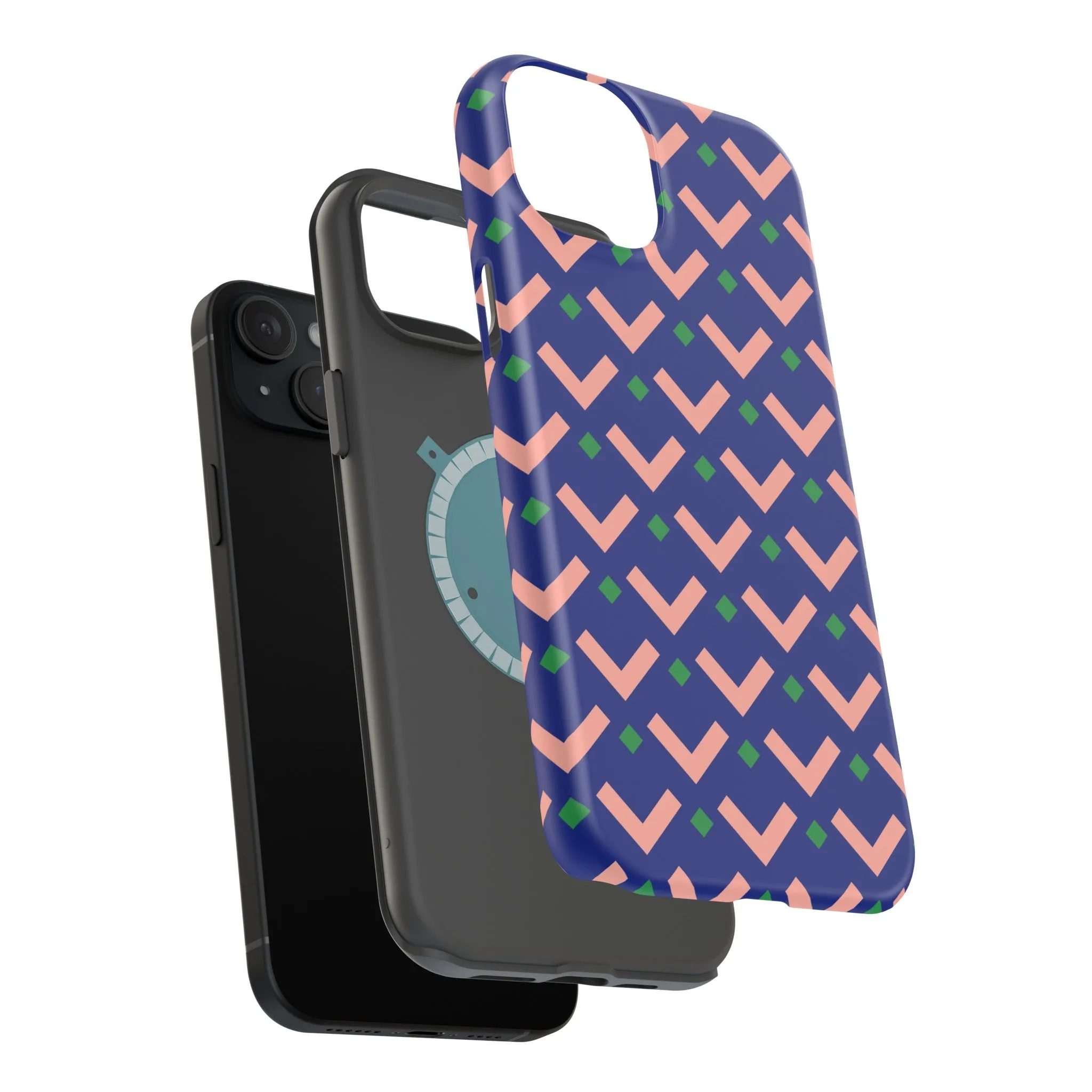 On the Right Path | Navy Abstract Case