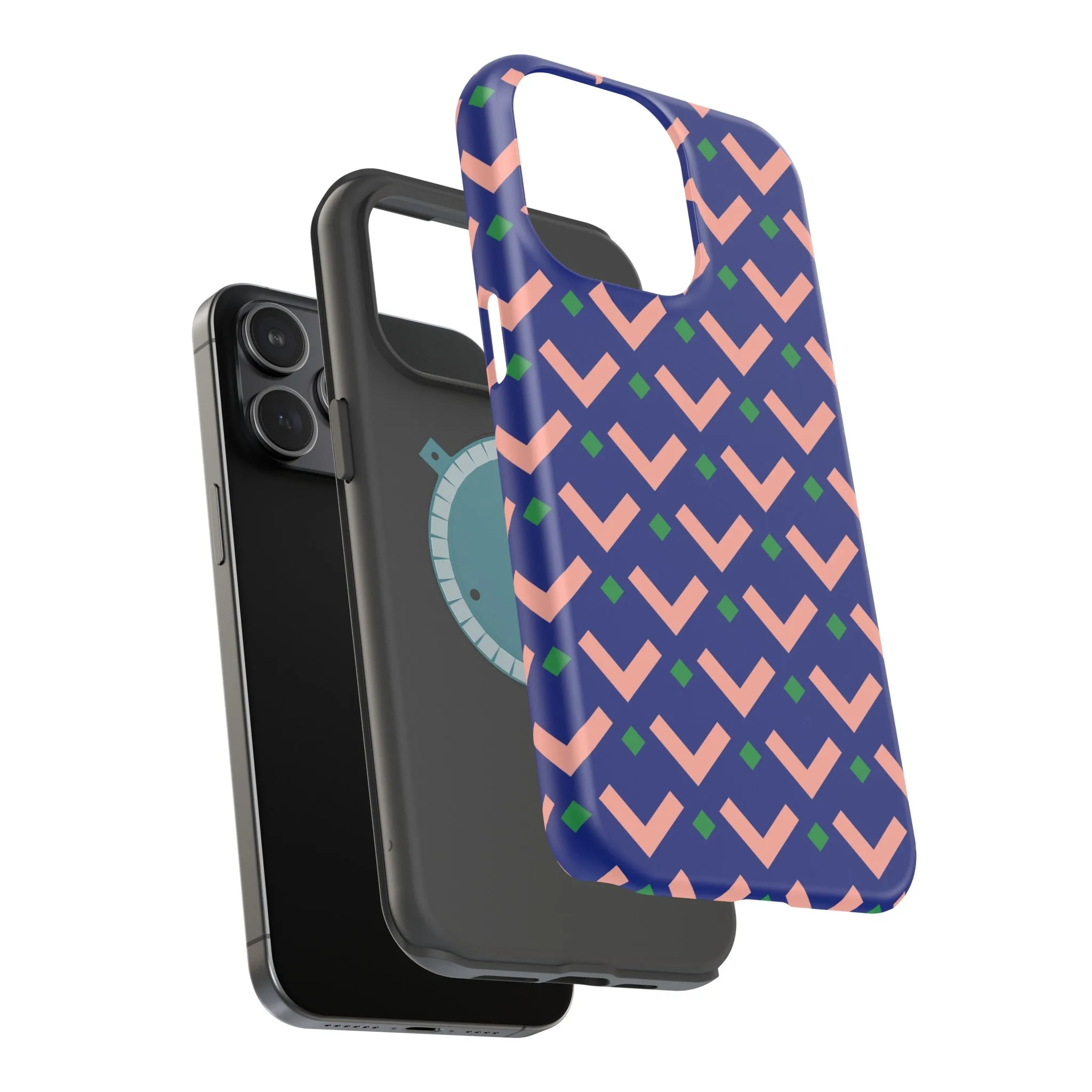 On the Right Path | Navy Abstract Case