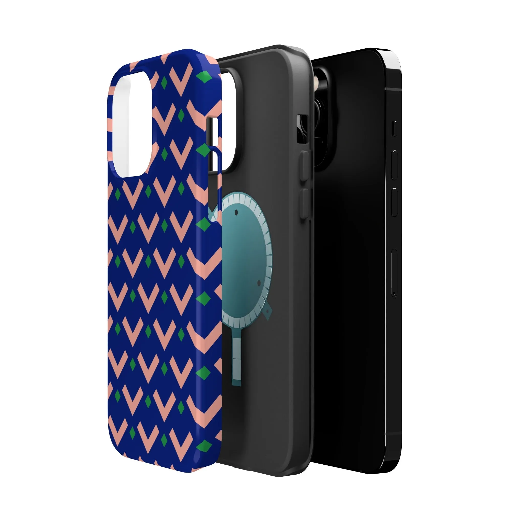 On the Right Path | Navy Abstract Case