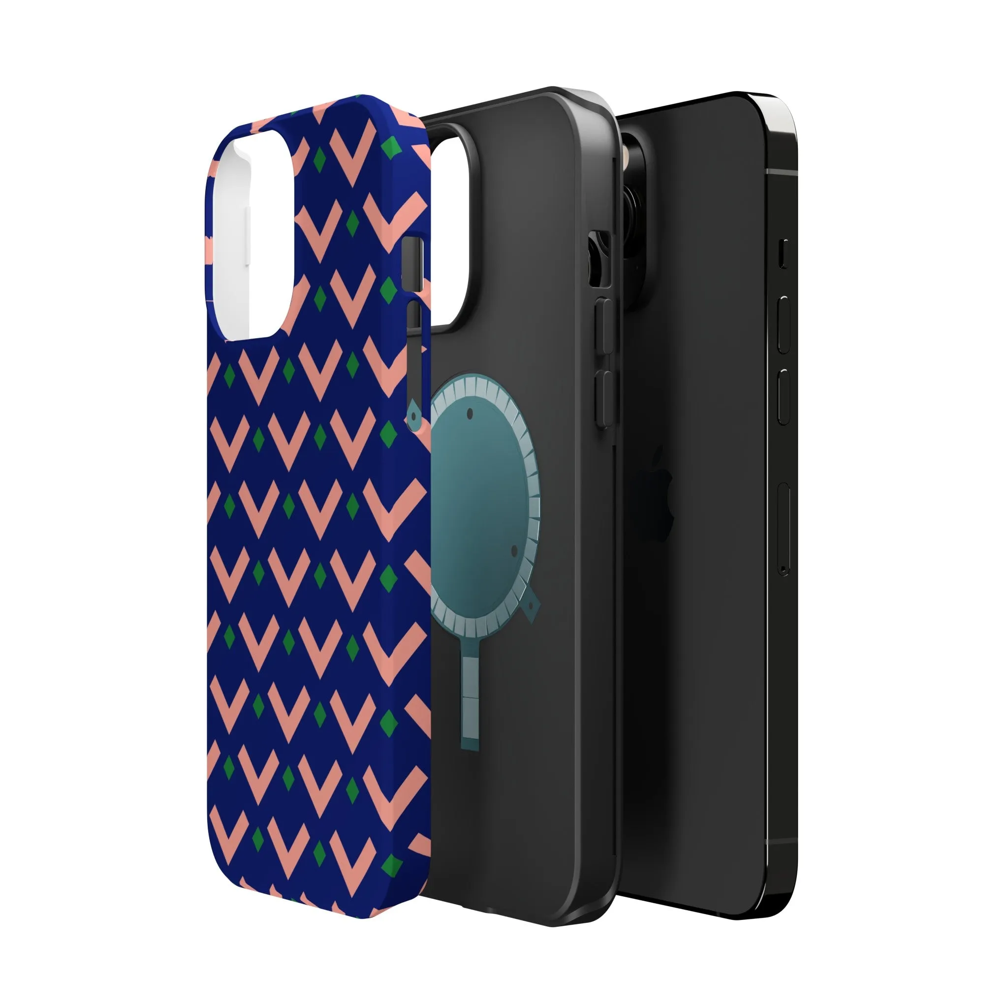On the Right Path | Navy Abstract Case